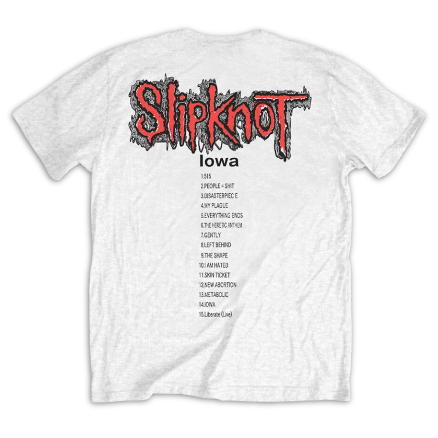 Slipknot - Iowa Track List
