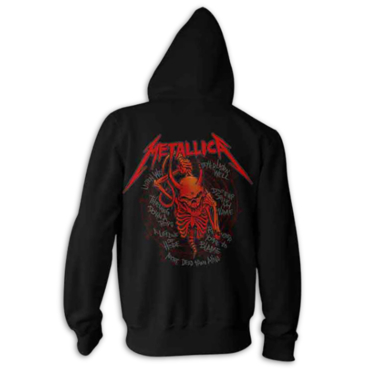 Metallica - Skull Screaming Red Hoodie