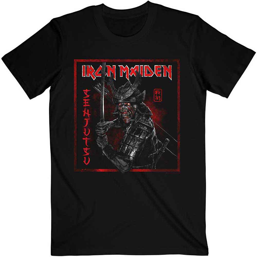 Iron Maiden - Senjutsu Cover Distressed Red
