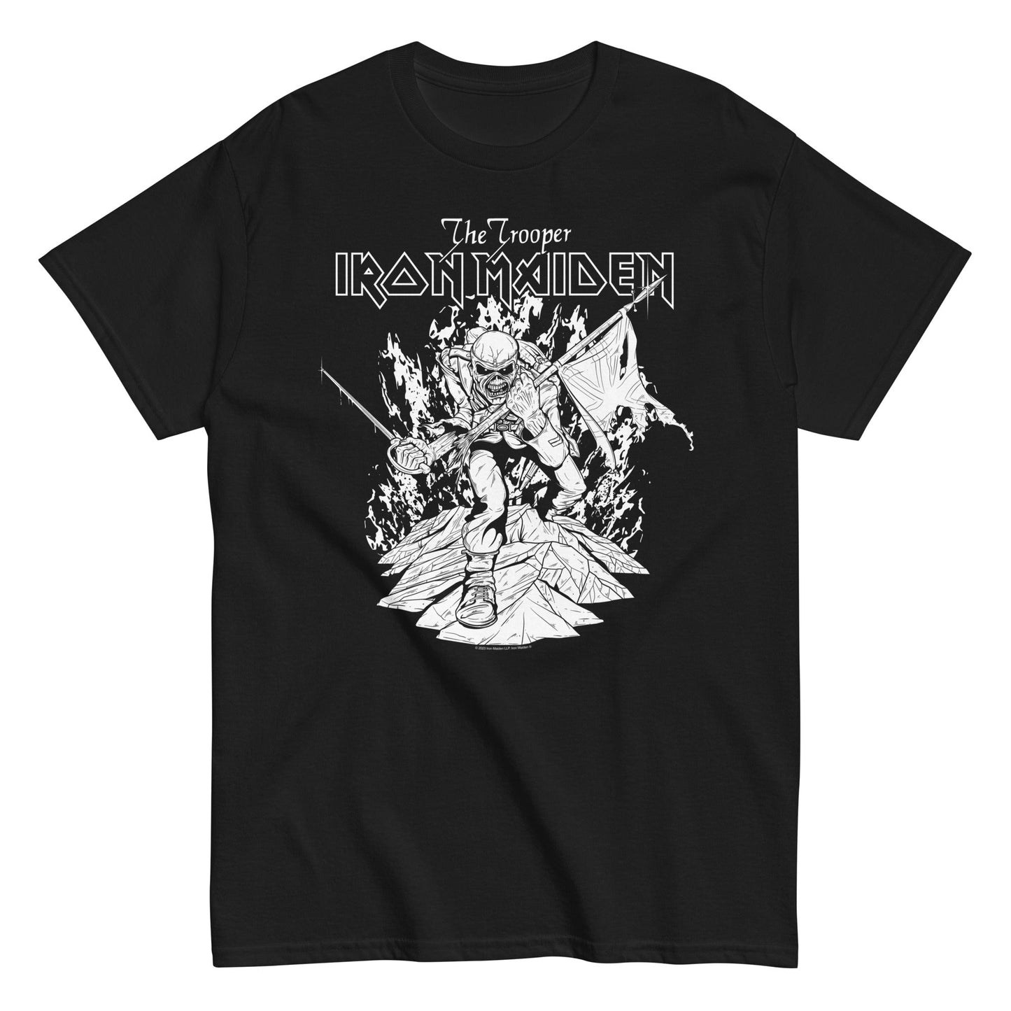 Iron Maiden - Trooper Black and White