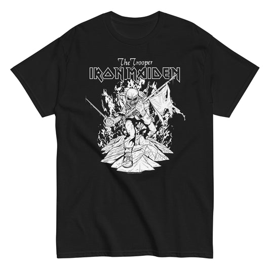 Iron Maiden - Trooper Black and White