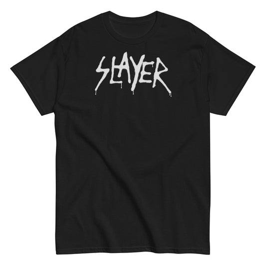 Slayer - White Drip Logo