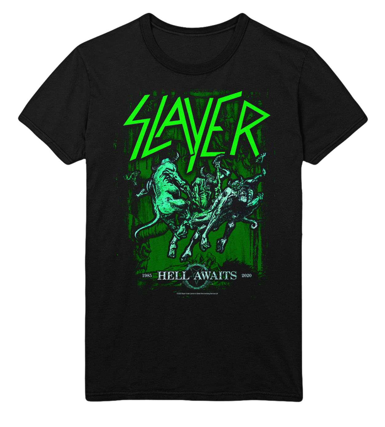Slayer - Neon Hell Awaits Jumbo Print
