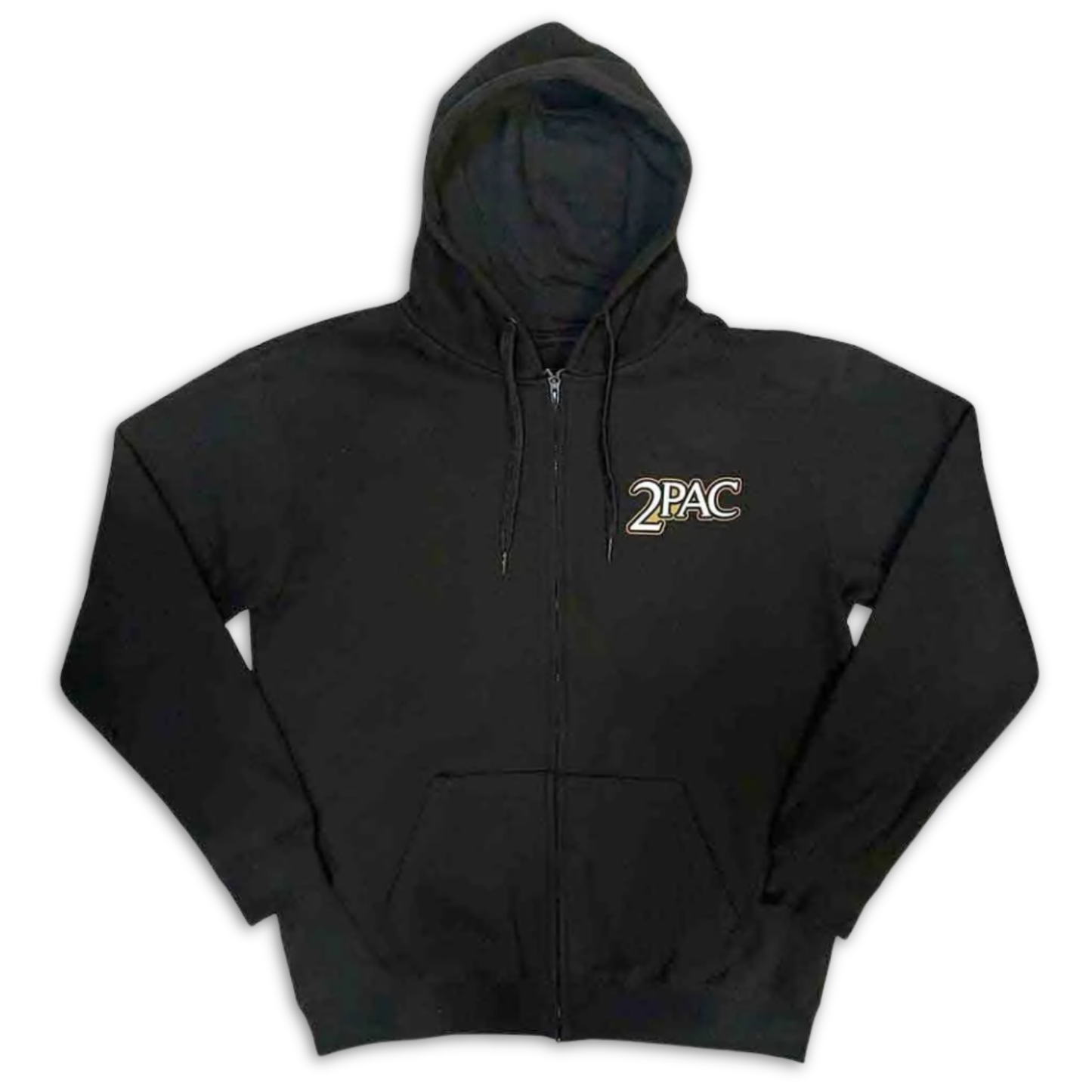 Tupac - Crown Seal Zip-Up Hoodie