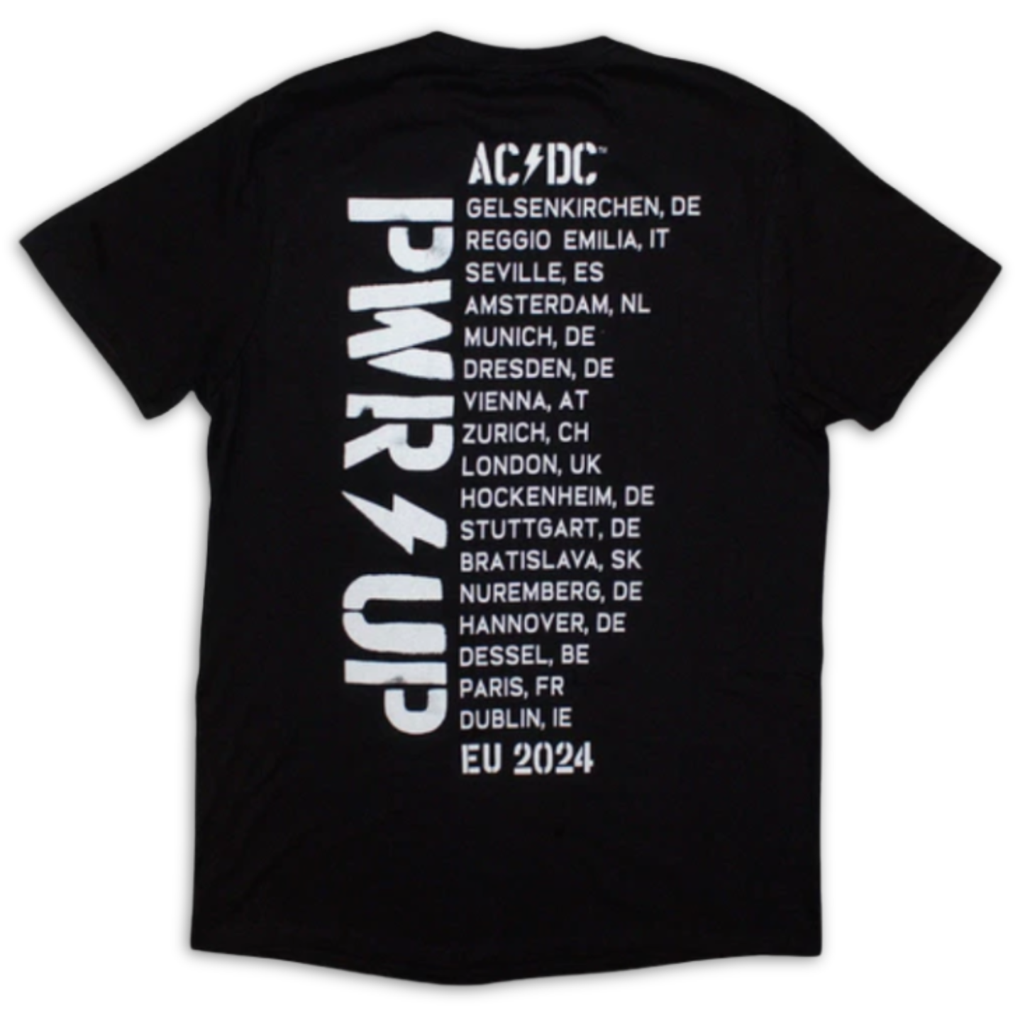 AC/DC - PWRD-UP B&W Photo EU Tour '24