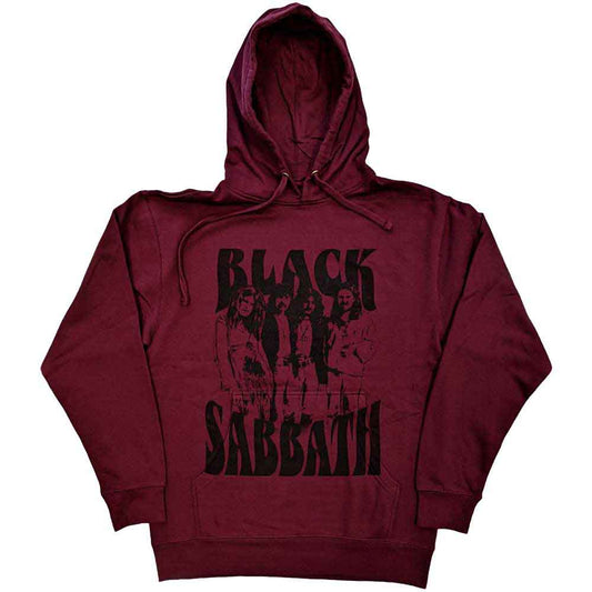 Black Sabbath - Band and Logo Hoodie
