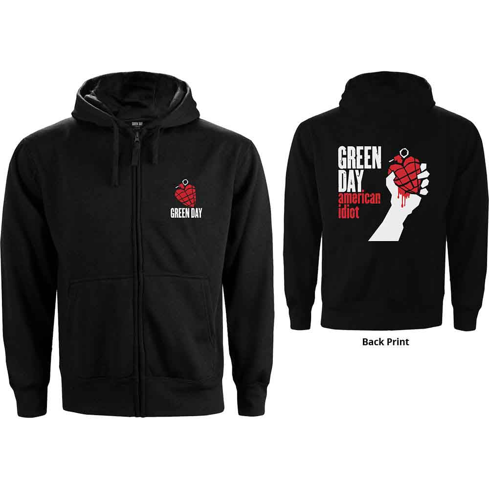Green Day - American Idiot Zip-Up Hoodie