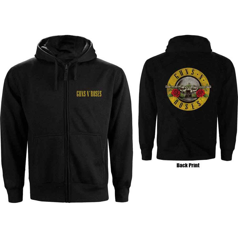 Guns N' Roses - Classic Logo Zip-Up Hoodie