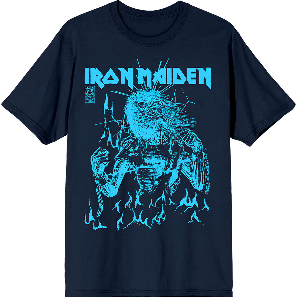 Iron Maiden - 50 Life After Death Flames Blue
