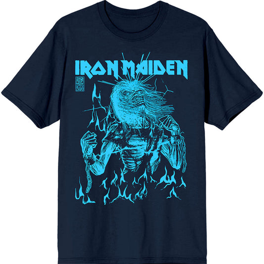 Iron Maiden - Life After Death Flames Blue