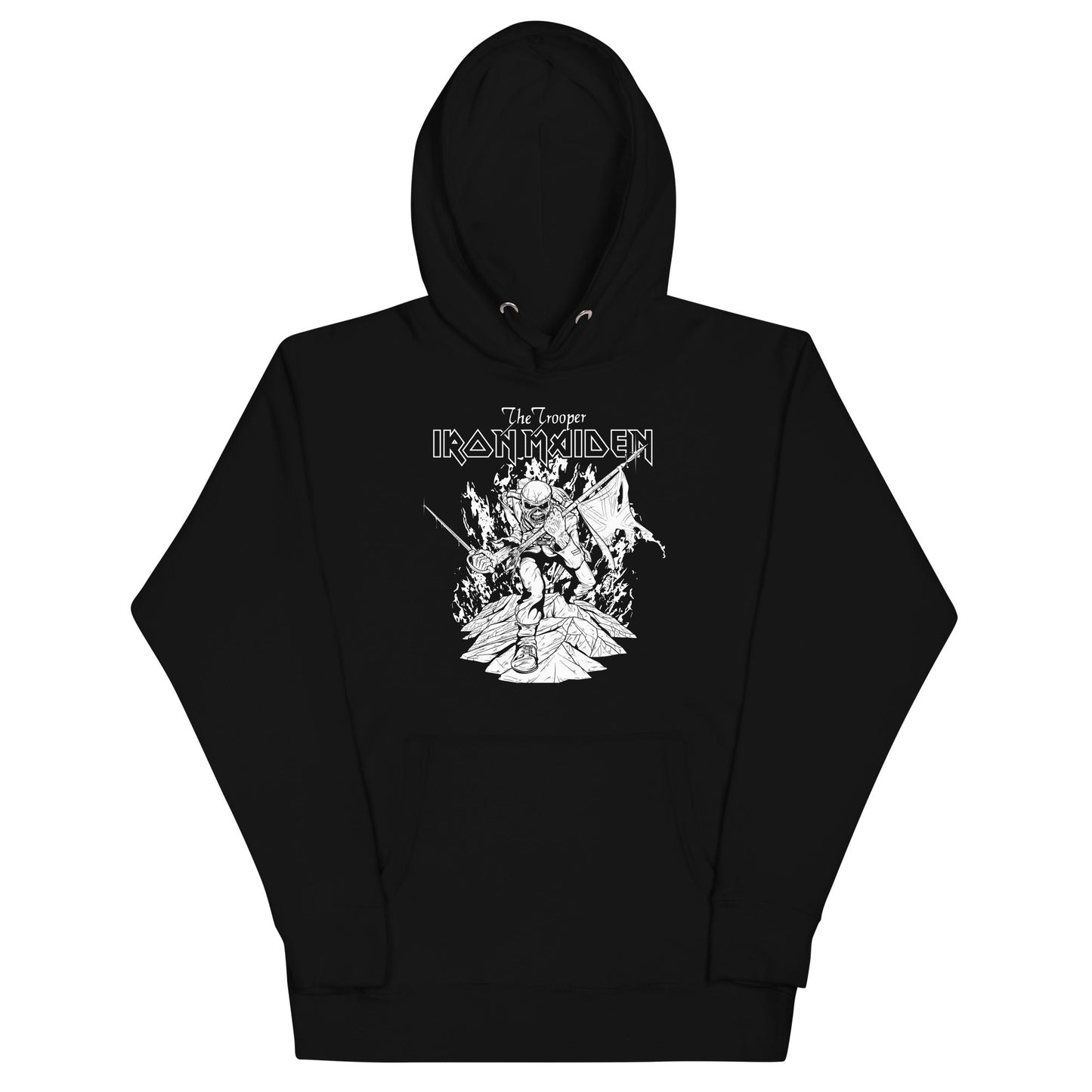 Iron Maiden - Trooper B&W Hoodie