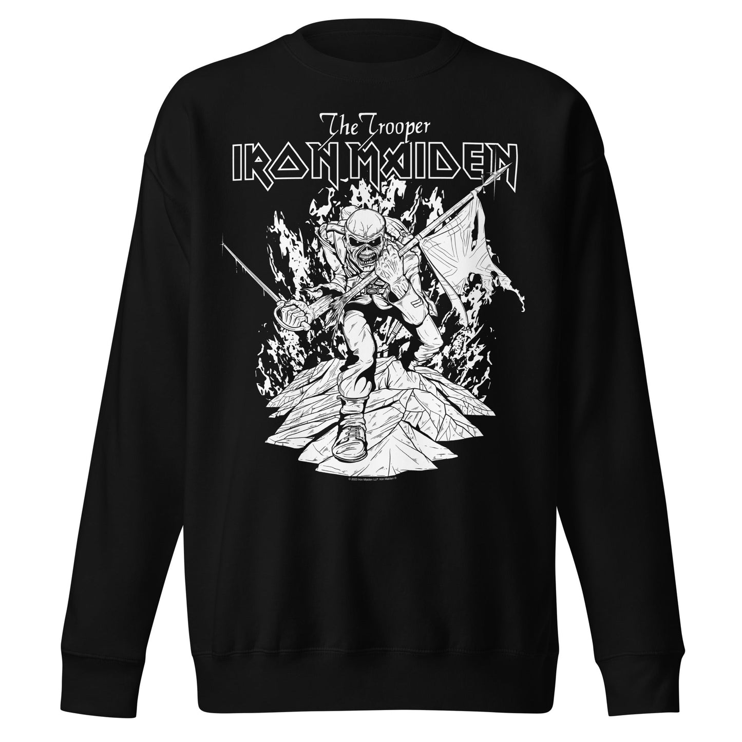 Iron Maiden - Trooper B&W Sweatshirt