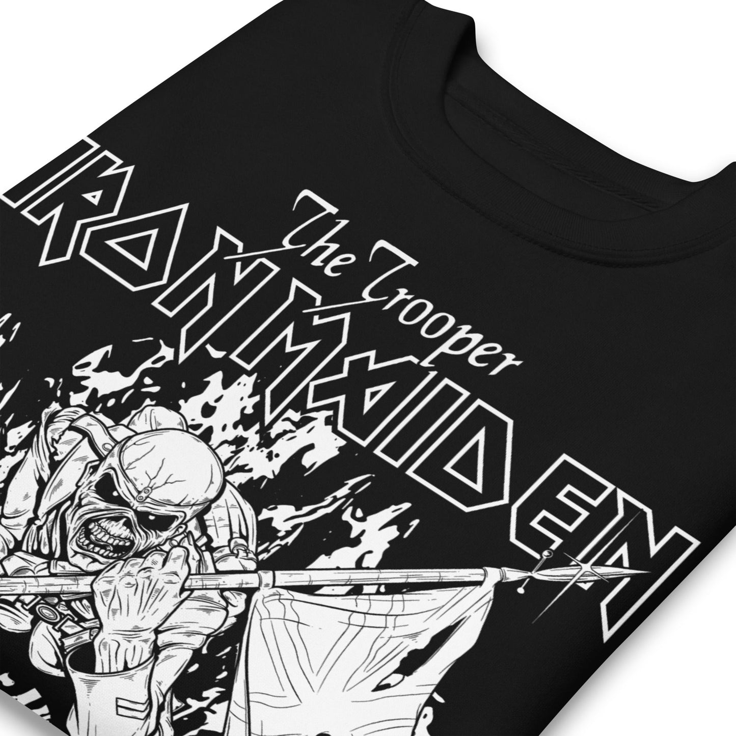 Iron Maiden - Trooper B&W Sweatshirt
