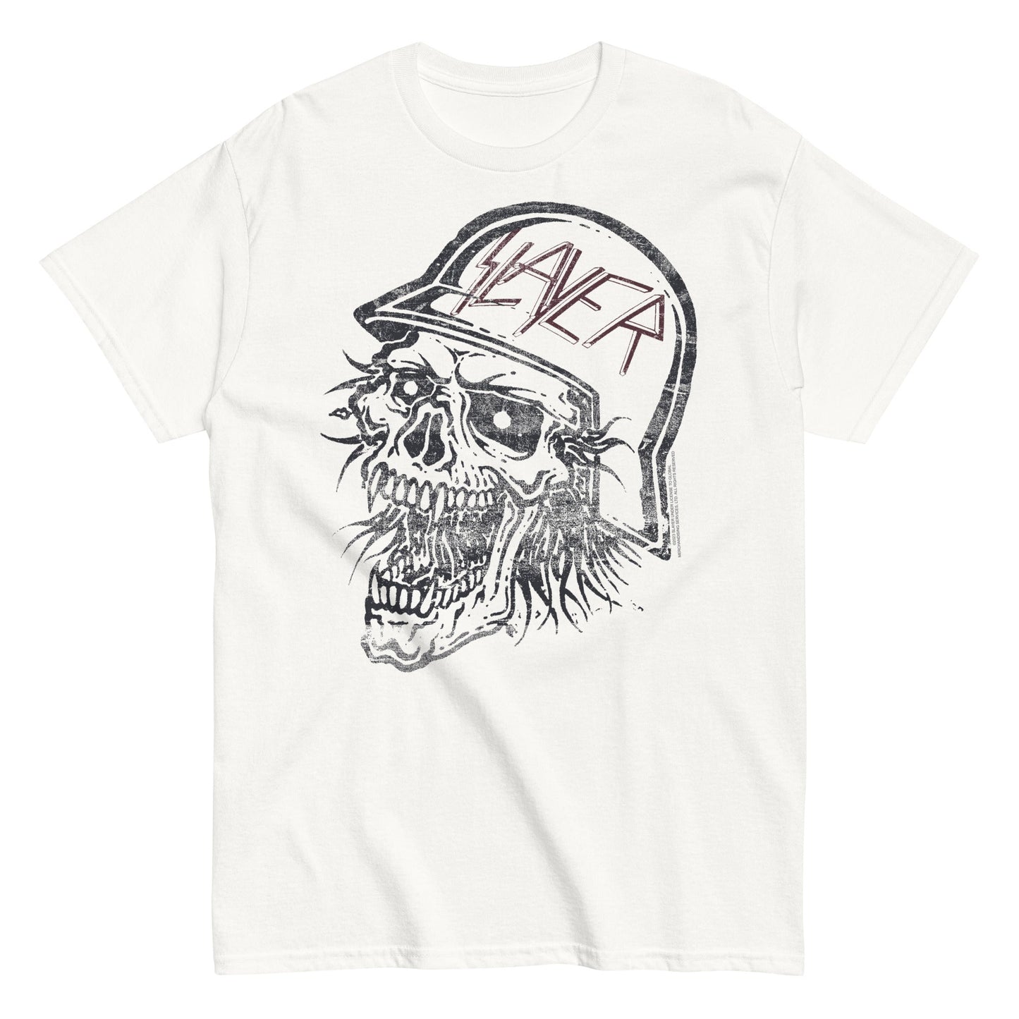 Slayer - Stamped Skull T-Shirt []