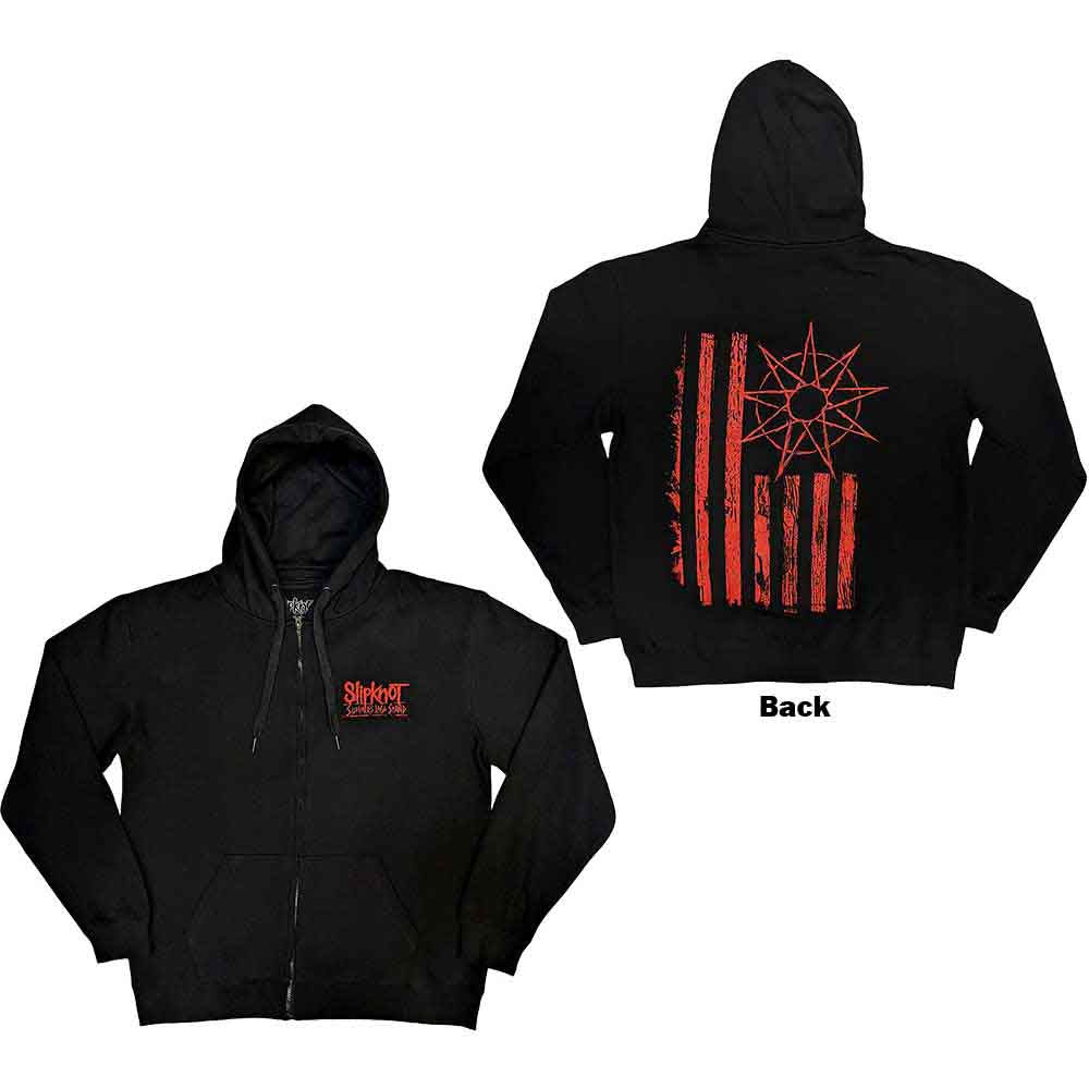 Slipknot - 9 Point Flag Zip-Up Hoodie