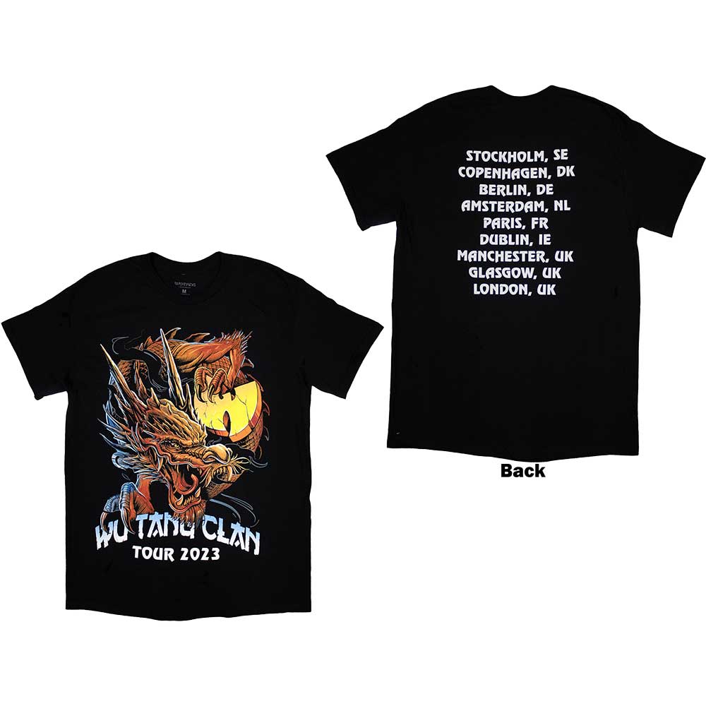 Wu-tang Clan - Tour '23 Dragon Back Print
